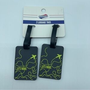 American Tourist Luggage Tags Set of Two New
